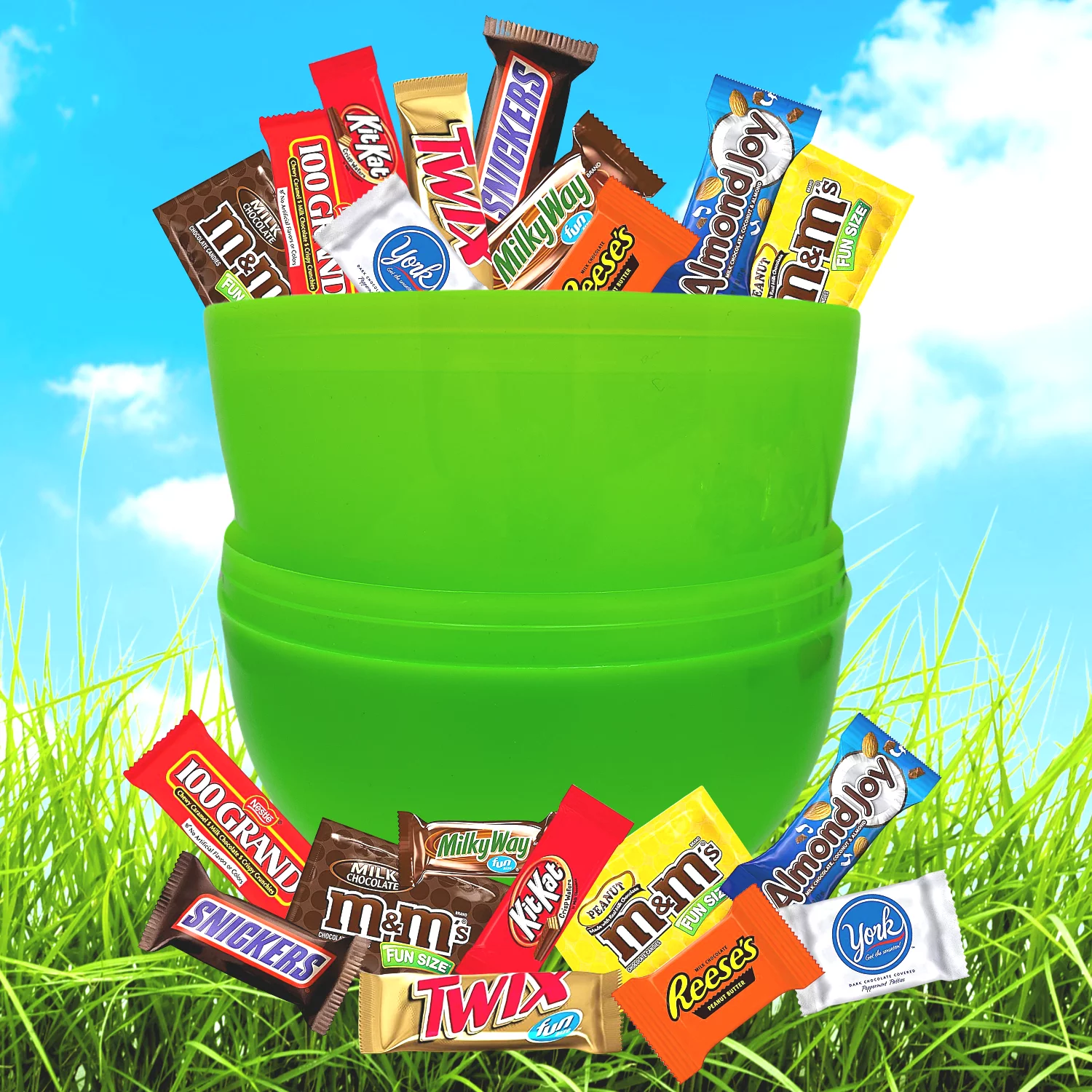 Colossal Easter Egg Filled with 1 Pound of Assorted Chocolate