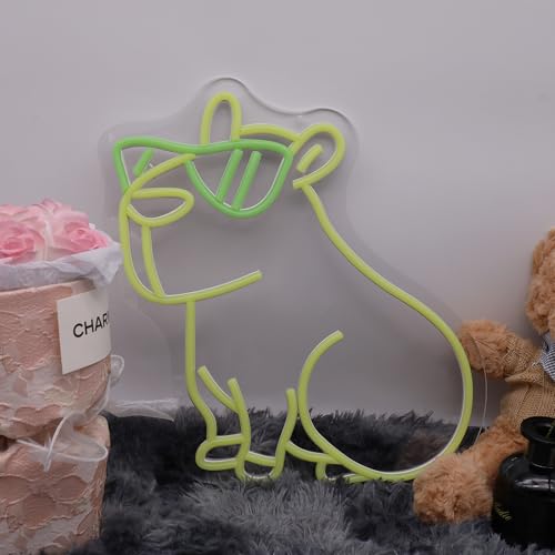 Moon Mushroom Neon Sign USB Powered For Wall Decor,Mushroom Dimmable Colored Light Up Signs for Girls room Living Room Kids Room Home Bar Party Decor