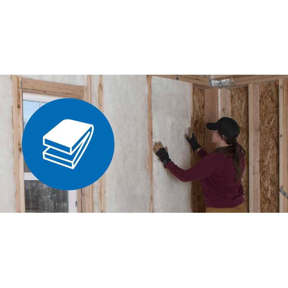 Johns Manville R-15 Wall 67.81-sq ft Kraft Faced Fiberglass Batt Insulation Individual Pack K1262