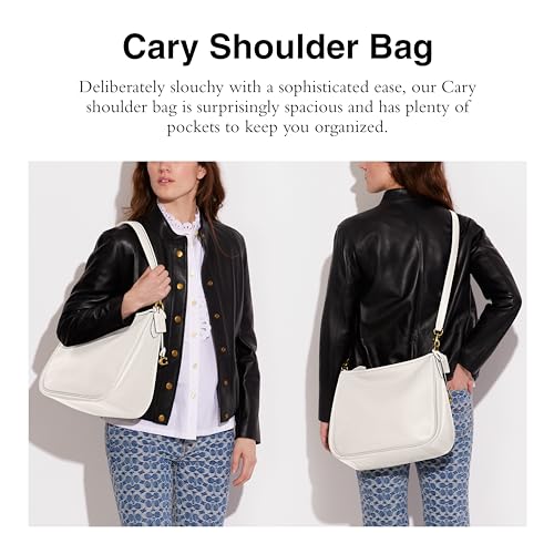 Coach Womens Soft Pebble Leather Cary Shoulder Bag