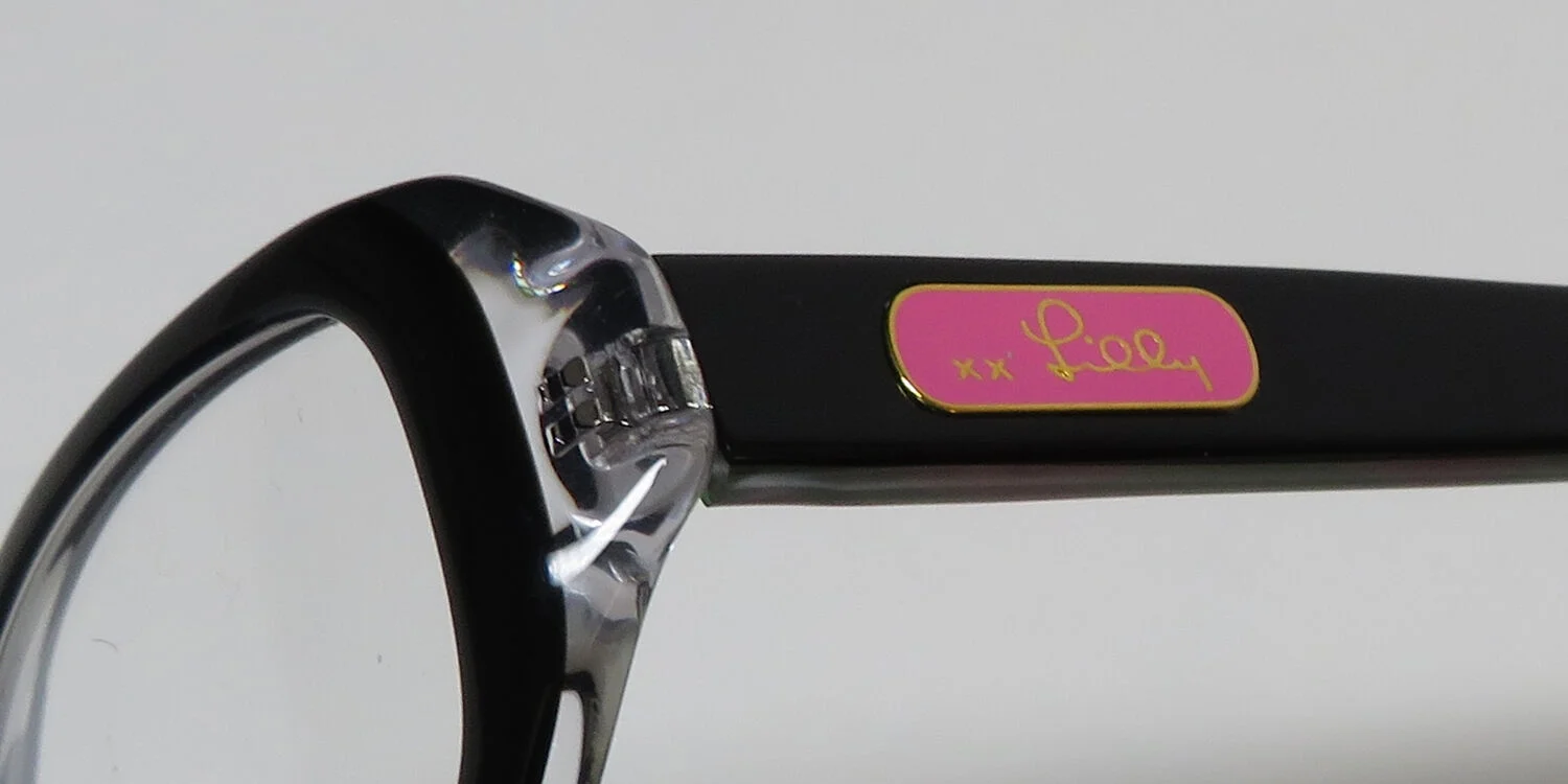 LILLY PULITZER Eyeglasses CLAUDIA Black 44MM