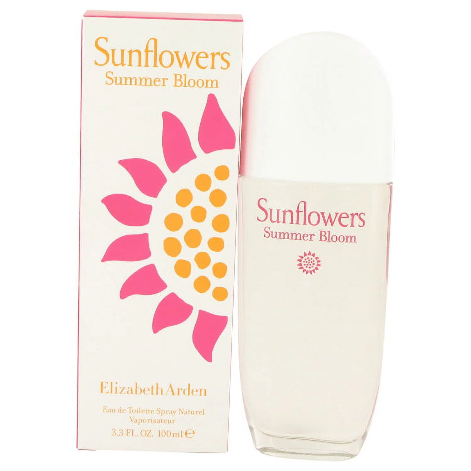 Sunflowers Summer Bloom Eau De Toilette Spray By Elizabeth Arden 3.3 Oz