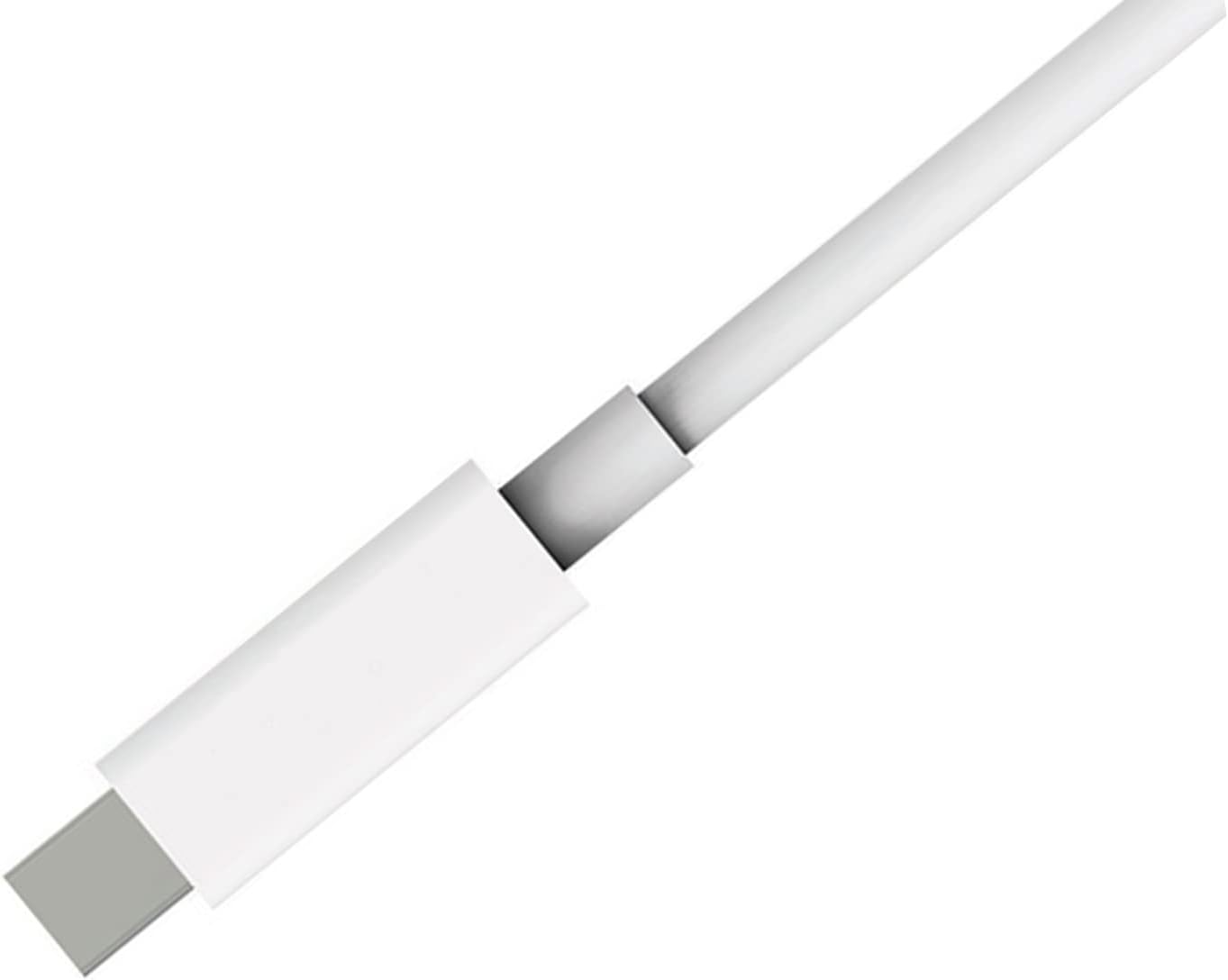 2M Thunderbolt 2 Cable, BolAAzuL 6.6ft Thunderbolt 2 Cable Male to Male White Data & Video Cord for MD861ZM/A MD862ZM/A
