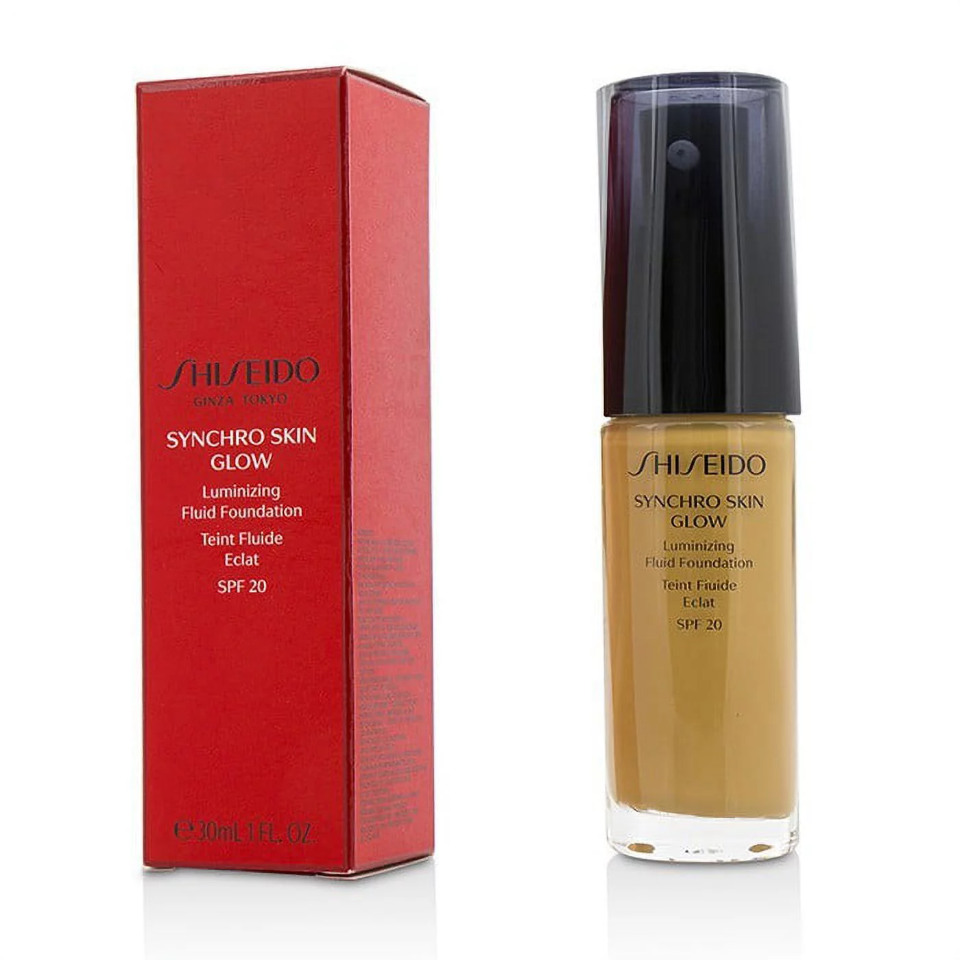 Shiseido Synchro Skin Glow Luminizing Fluid Foundation SPF 20 - # 05 Golden 1 oz Foundation