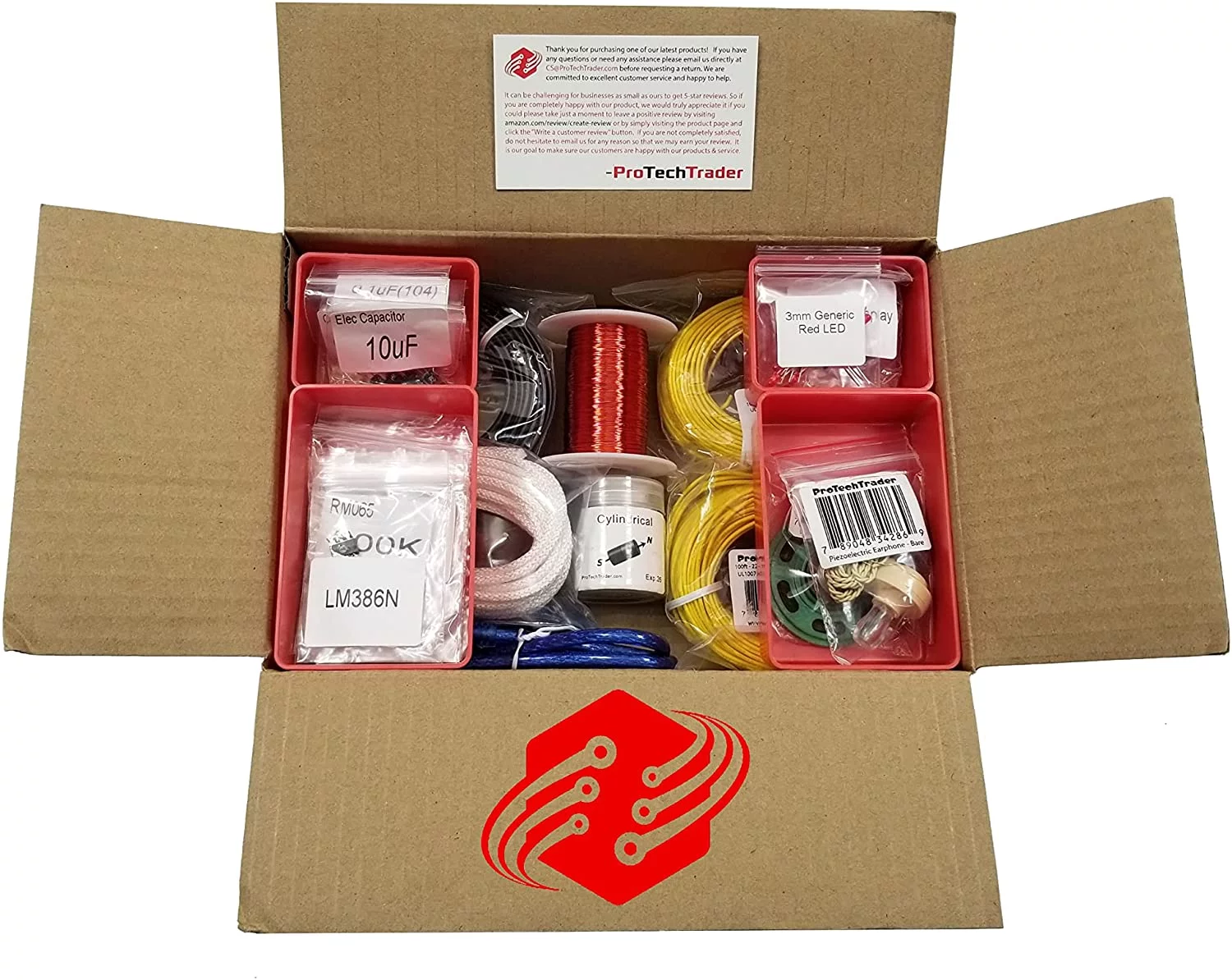 Make: Electronics 3rd Edition Kit 2 Economy Component Pack That Follows The Experiments in Sections 4 & 5 in Make: Electronics 3rd Ed by Charles Platt