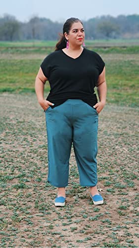 RBX Active Women's Relaxed Fit Lightweight Quick Drying Stretch Woven Pants with Pockets