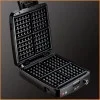KRUPS Stainless Steel 4 Slice Belgian Waffle Maker with Removable Plates