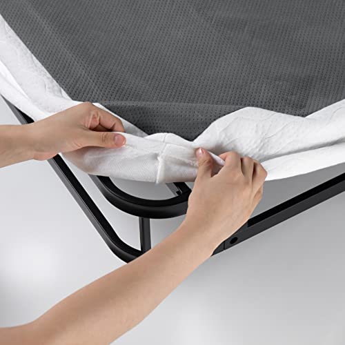 ZINUS 5 Inch Metal Smart Box Spring with Quick Assembly, Mattress Foundation, Strong Metal Frame, Easy Assembly, Queen