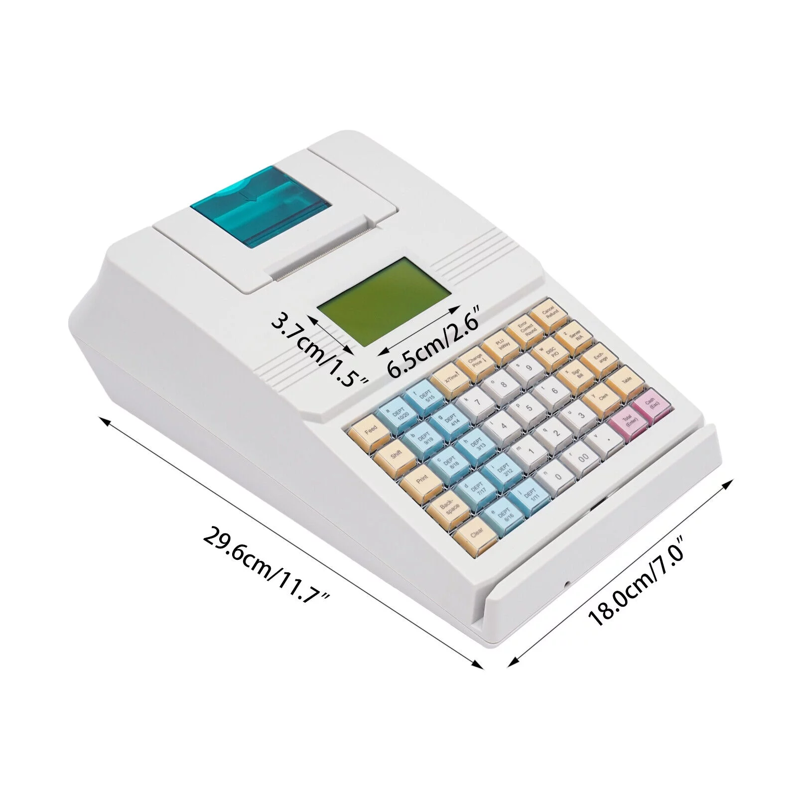 LED Electronic Cash Register System 48 Keys for Pos Supermarket Bar Retail Store