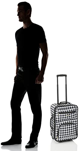 Rockland Fashion Expandable Softside Upright Luggage Set, Charcoal, 2-Piece (14/19)
