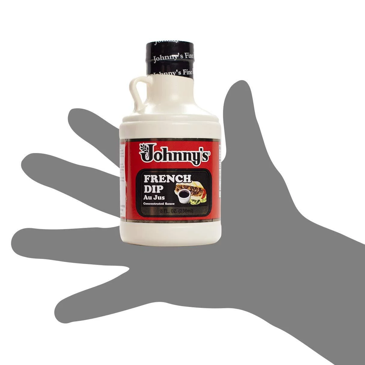 Johnny's Concentrated French Dip Au Jus Sauce, 8 oz (Pack of 6)