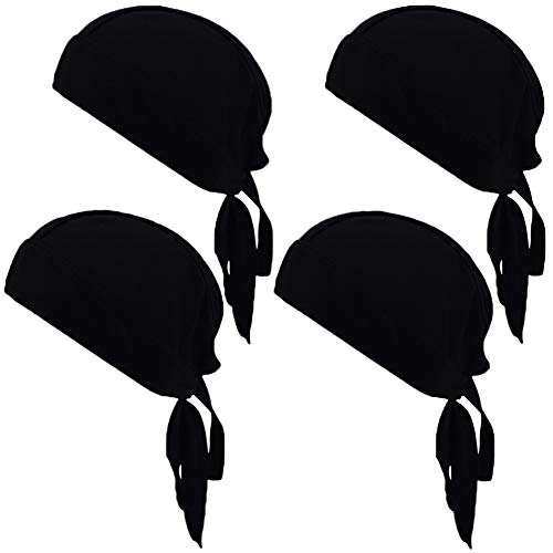 Sweat Wicking Doo Rag Cooling Dew Rag Helmet Liner Large Motorcycle Do Rags Head Wrap Bandana Skull Caps for Men and Women