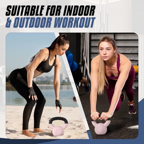 MADOG Neoprene Coated Kettlebells, Strength Training Hand Weights