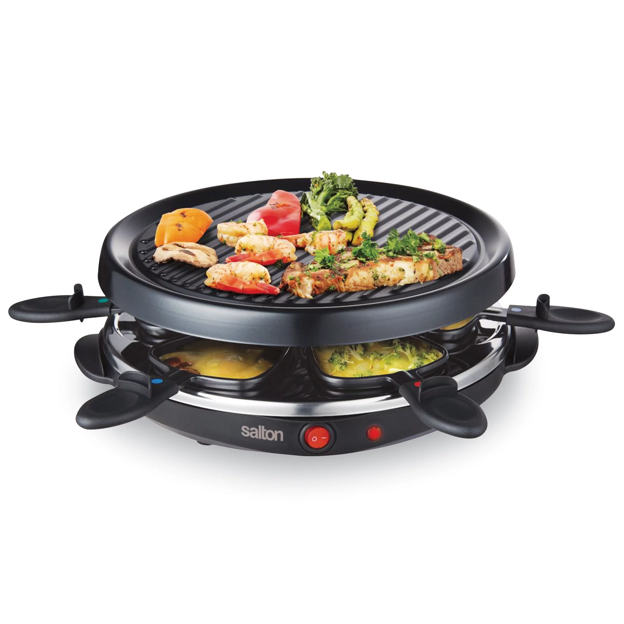 Salton Party Grill & Raclette 6 person, TPG315, Black