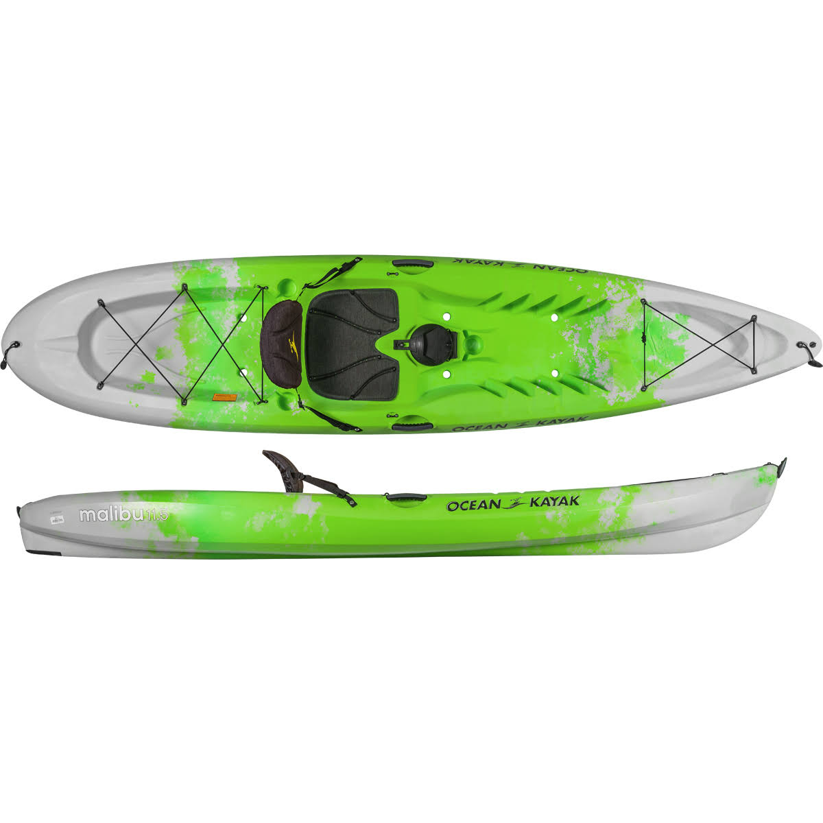 Ocean Kayak Malibu 11.5 Kayak Seaglass, 11ft 5in