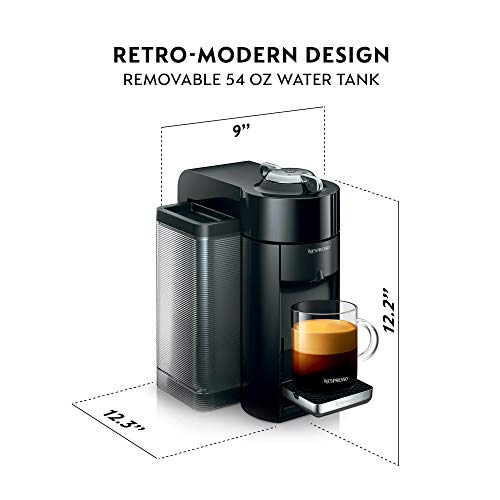 Nespresso Vertuo Coffee and Espresso Maker by De'Longhi, Graphite Metal