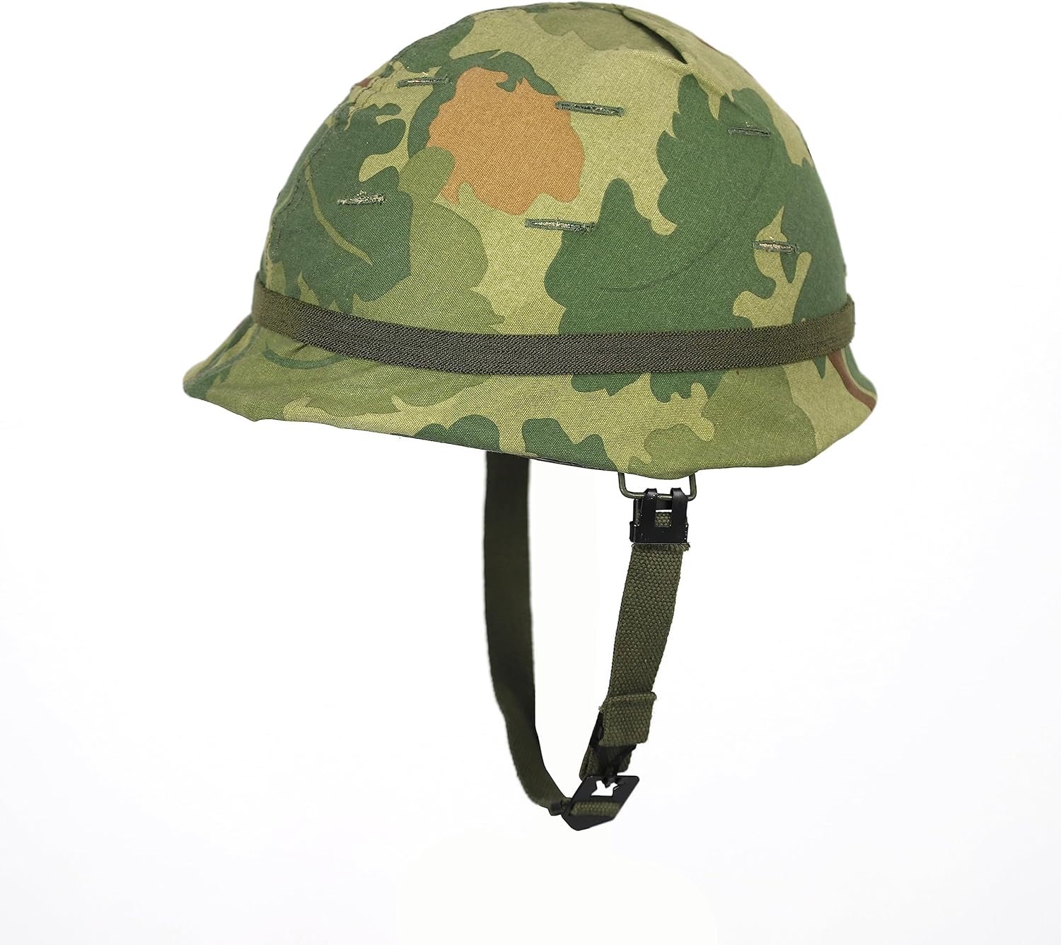 Vietnam War US M1 Helmet with Mitchell Cover