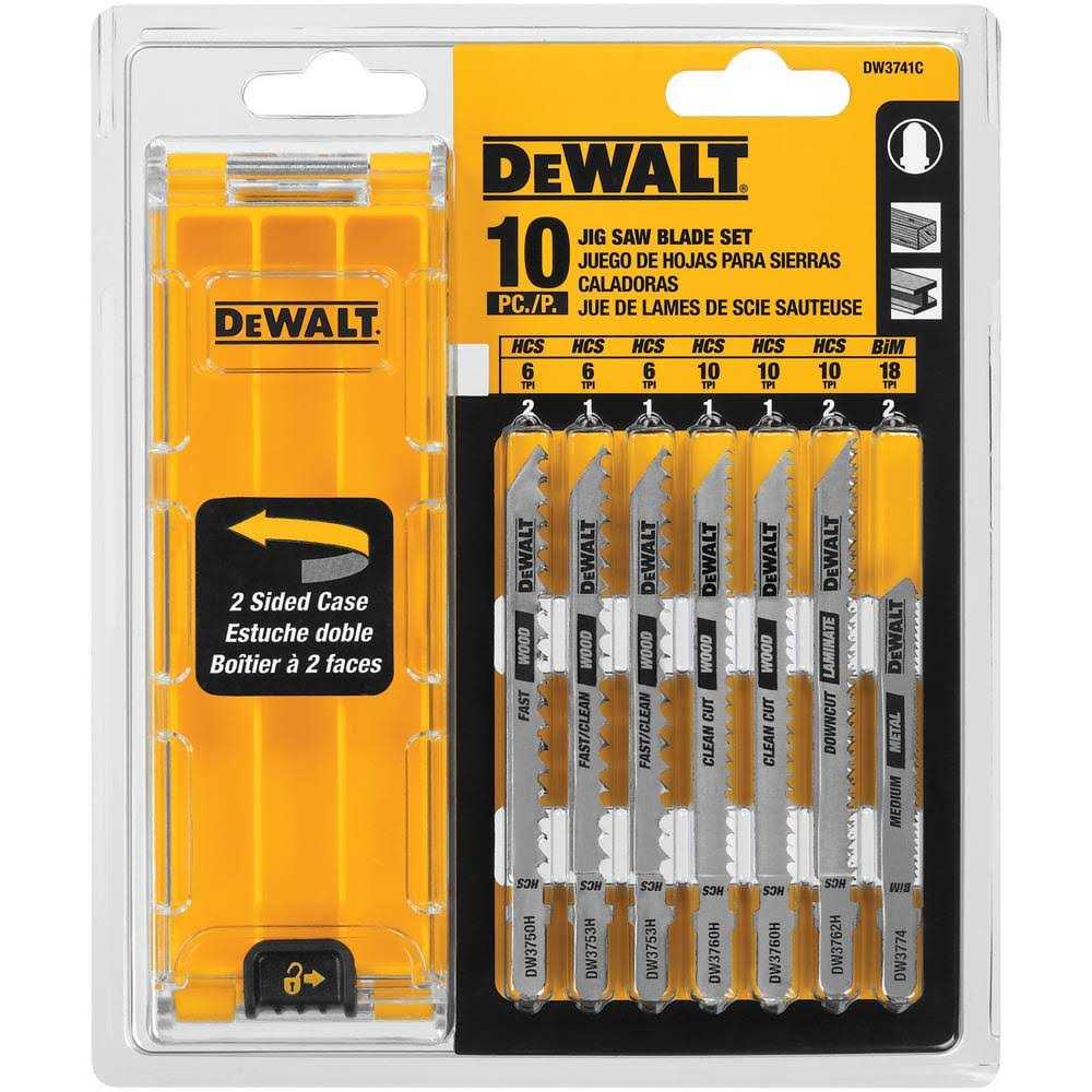 Dewalt DW3741C T-Shank Jig Saw Blade Set
