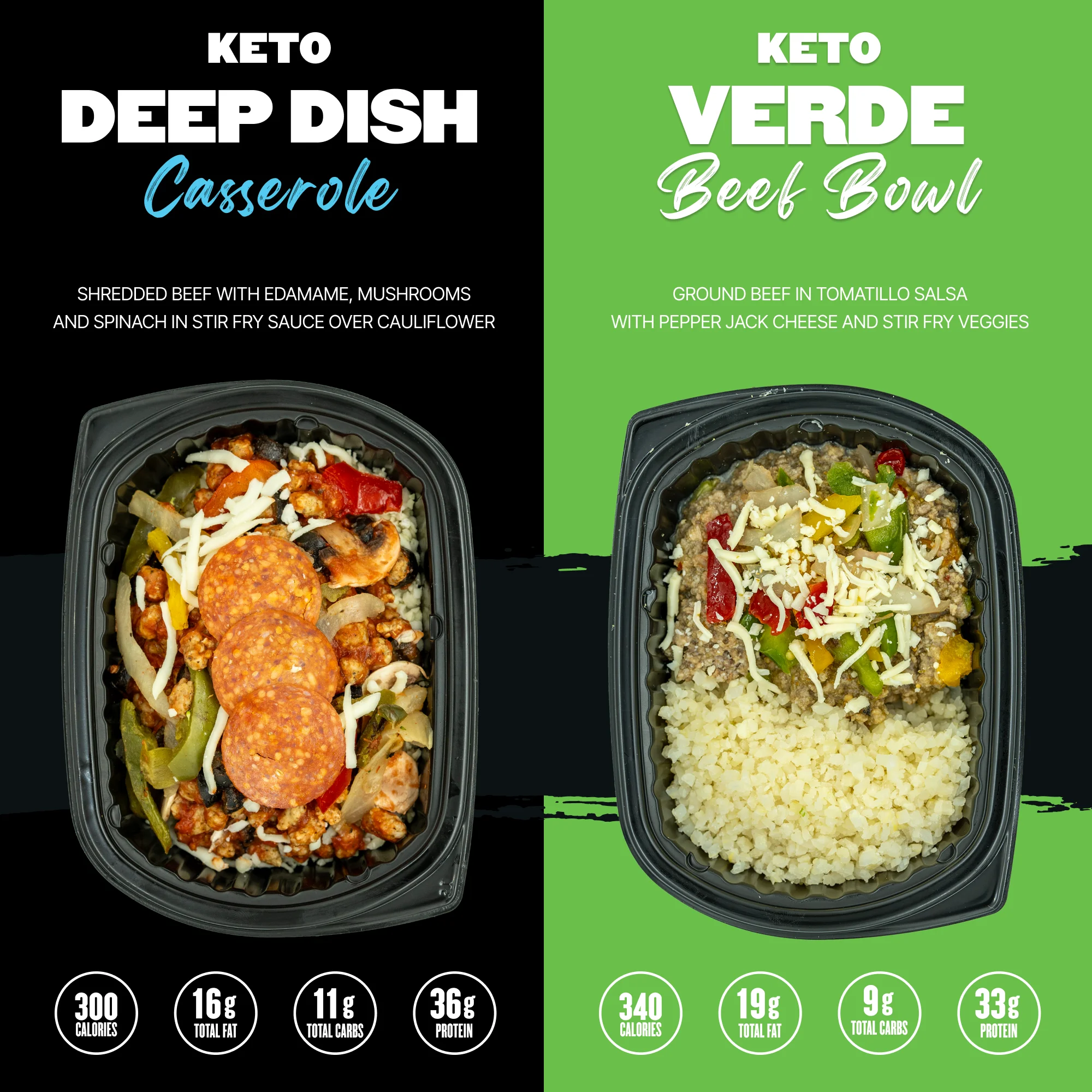 Clean Eatz Keto Diet Meal Plan - 6 Frozen, Healthy Meals Delivered