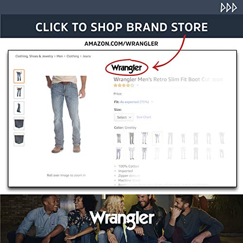 Wrangler Mens Cowboy Cut Relaxed Fit Jeans