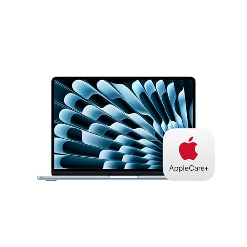 Apple 2025 MacBook Air 13-inch Laptop with M4 chip: Built for Apple Intelligence, 13.6-inch Liquid Retina Display, 16GB Unified Memory, 256GB SSD Storage, 12MP Center Stage Camera, Touch ID; Sky Blue