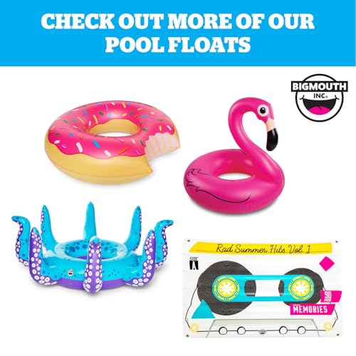 BigMouth Inc. Pool Float, Large Lounge Raft, Durable Vinyl Floatie, Summer Pool Party Water Toy