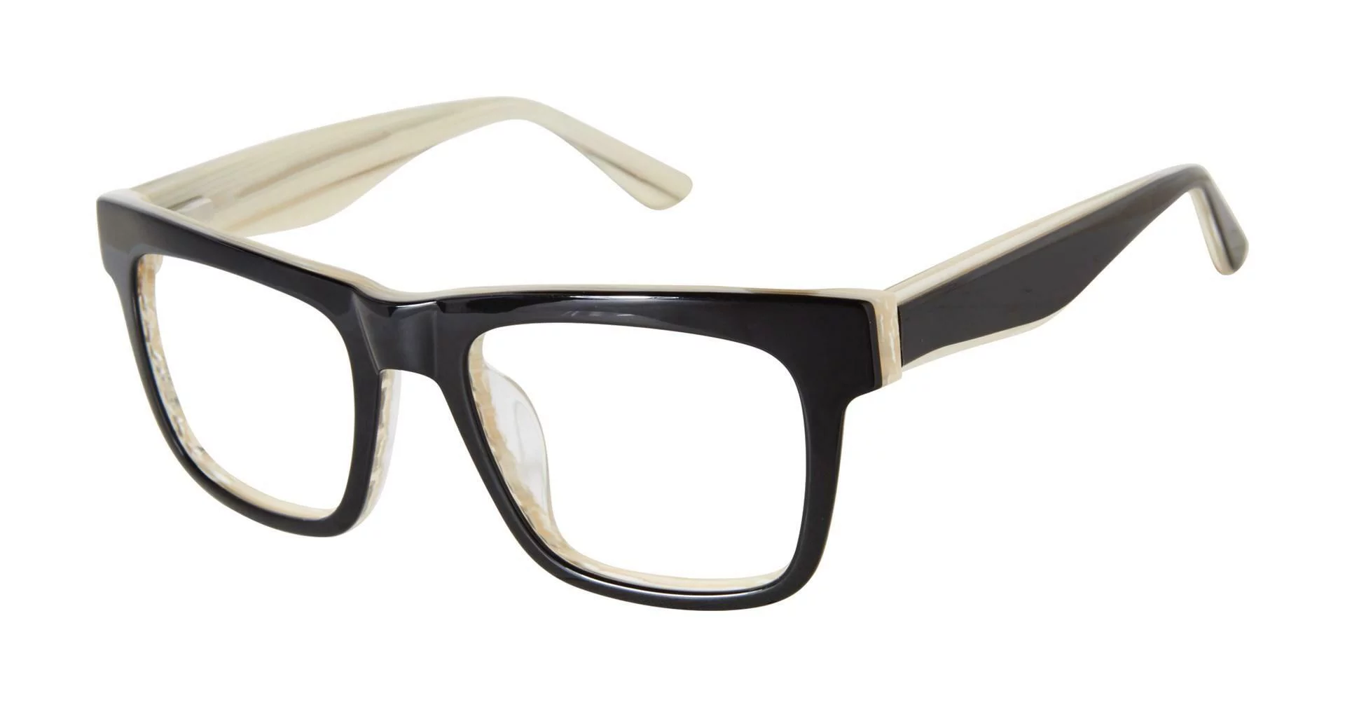 NEW GX by GWEN STEFANI GX 065 Black & Bone Eyeglasses 49mm with GX Case