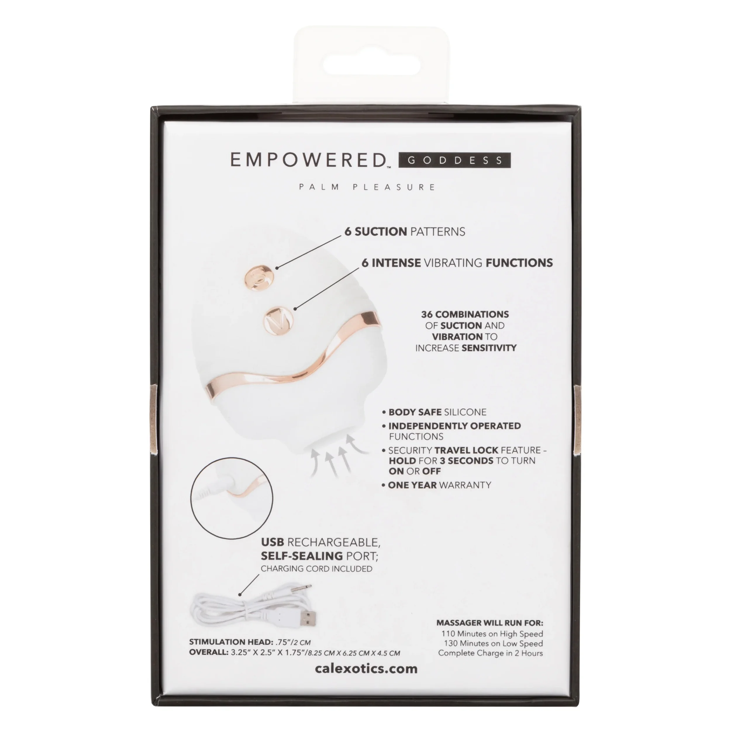 Empowered Palm Pleasure Goddess - White