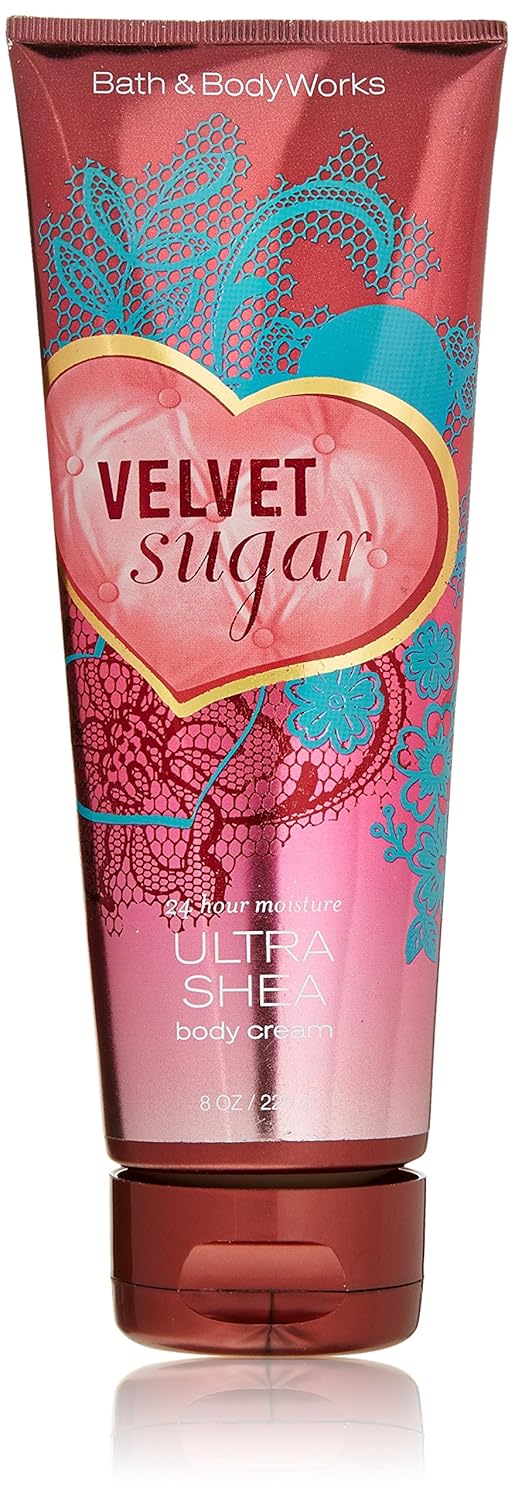 Bath & Body Works VELVET SUGAR 24 Hour Moisture Ultra Shea Body Cream 8 oz / 226 g