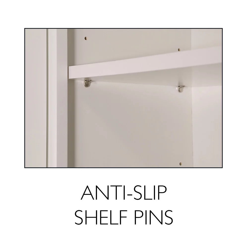 Design House 561597 Brookings Unassembled Shaker Tall Wall Kitchen Cabinet 30x24x12, White