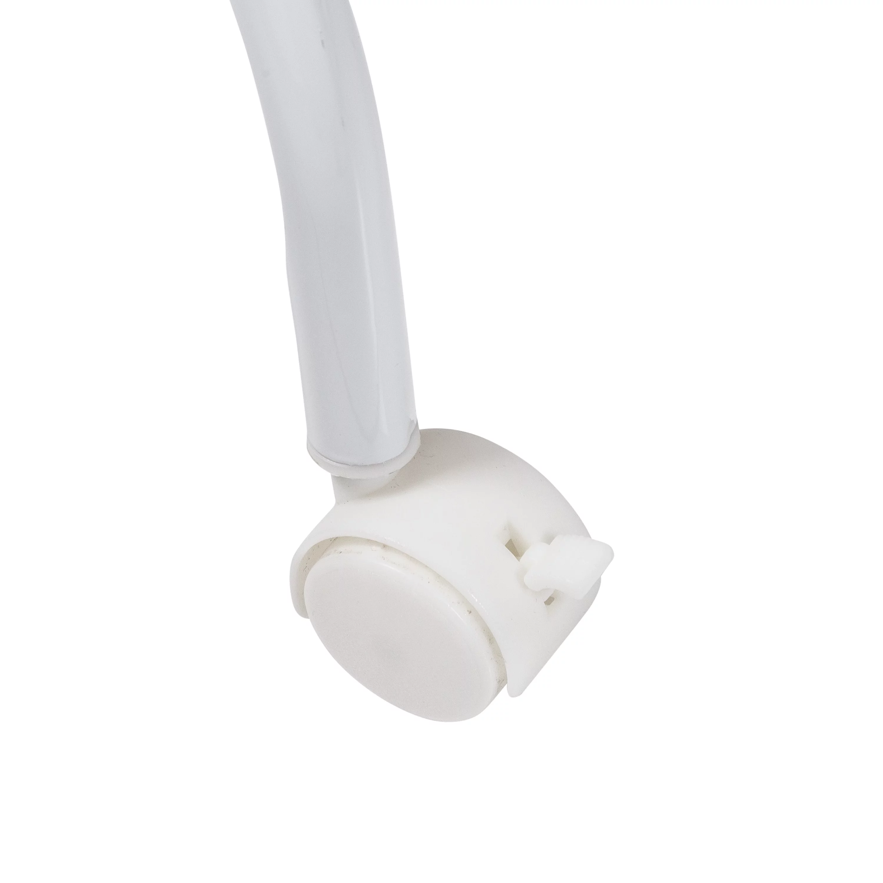 Honey-Can-Do Steel Folding No Bend Lifting Laundry Hamper with Removable Polycotton Bag, White/Natural