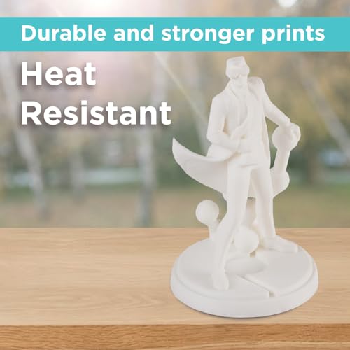 Polymaker ABS Filament 1.75mm Black, ABS 3D Printer Filament 1.75mm Heat Resistant 1kg - PolyLite ABS 3D Printing Filament 1.75mm, Strong & Durable, Dimensional Accuracy +/- 0.03mm