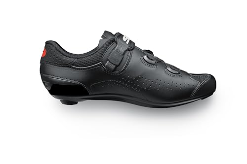 Sidi | Cycling Shoes, Professional Men's Road Bike Shoes Genius 10, Carbon Sole, Innovative Soft Instep Closure System, Integrated Heel, Stiffness Sole 6