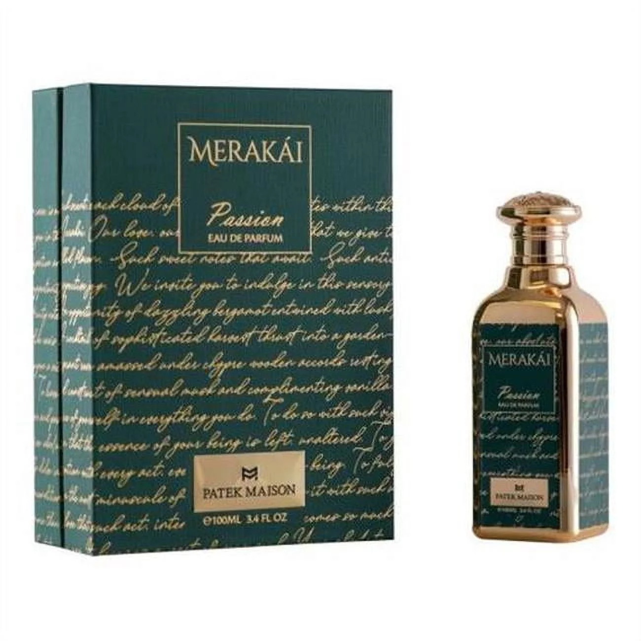 Merakai Passion WMERAKAIPASSIONE34P 3.4 oz Women Patek Maison Eau De Parfum Spray