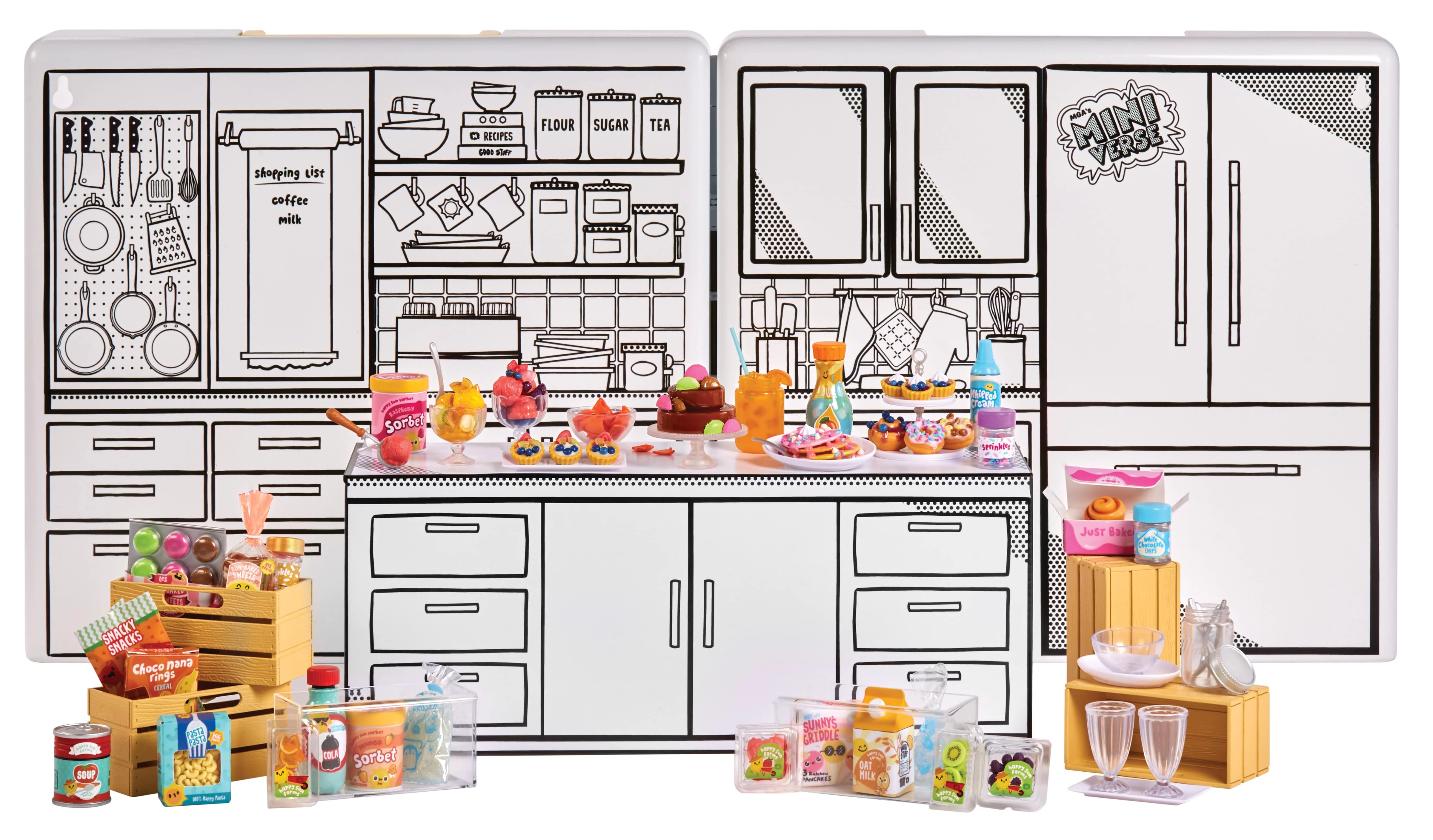 MGA's Miniverse Make It All You Can Eat - MGA's Miniverse, Collectibles, DIY, Resin Play, Replica Food, Not Edible, 8+