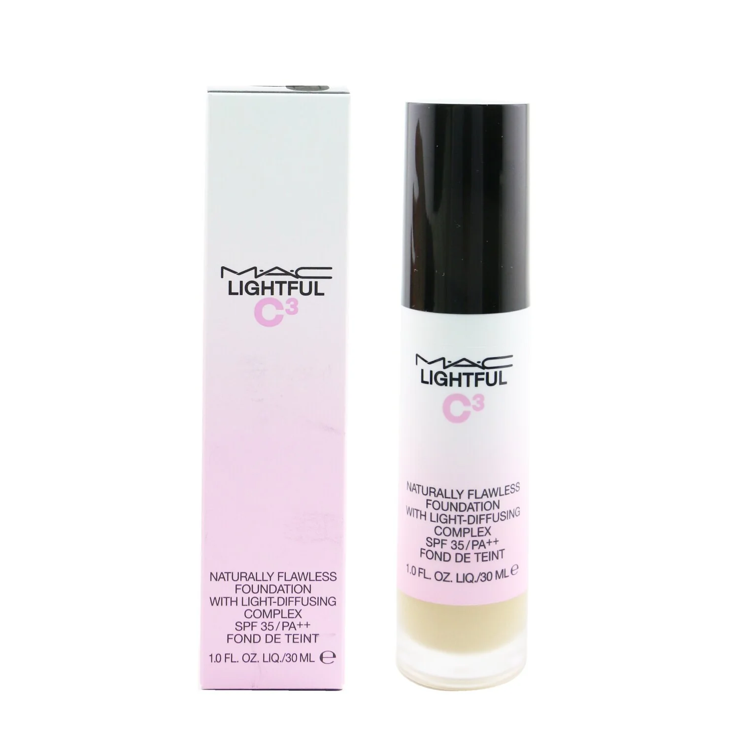 MAC Lightful C&sup3; Naturally Flawless Foundation SPF 35 - # NC35  30ml/1oz