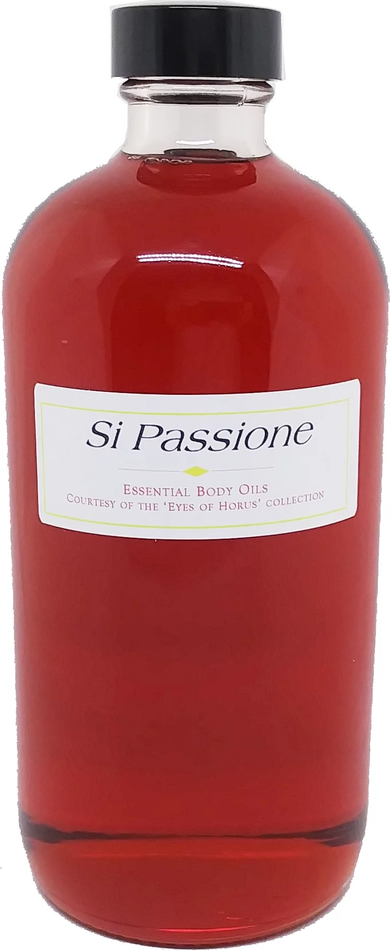 Si Passione - Type For Women Perfume Body Oil Fragrance [Regular Cap - Clear Glass - Red - 1 lb.]