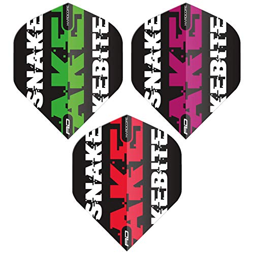 RED DRAGON Peter Wright Snakebite Brass Darts Sets