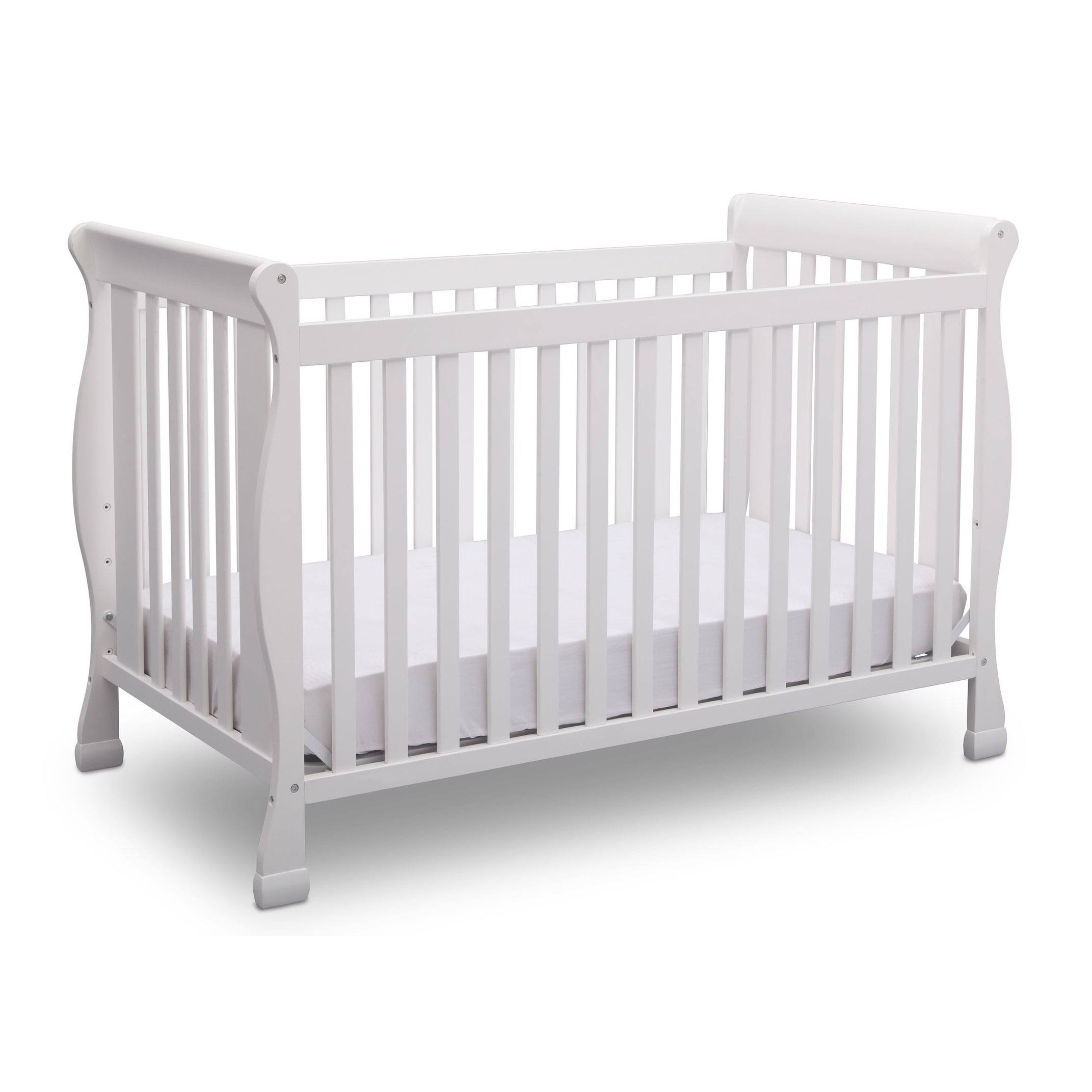 Delta Children Riverside 4-in-1 Convertible Crib - Bianca White
