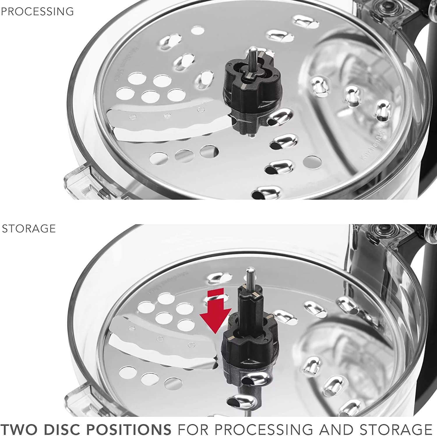 KitchenAid RRKFP0718BM Food Processor, 7 Cup, Black Matte (Certified Used)