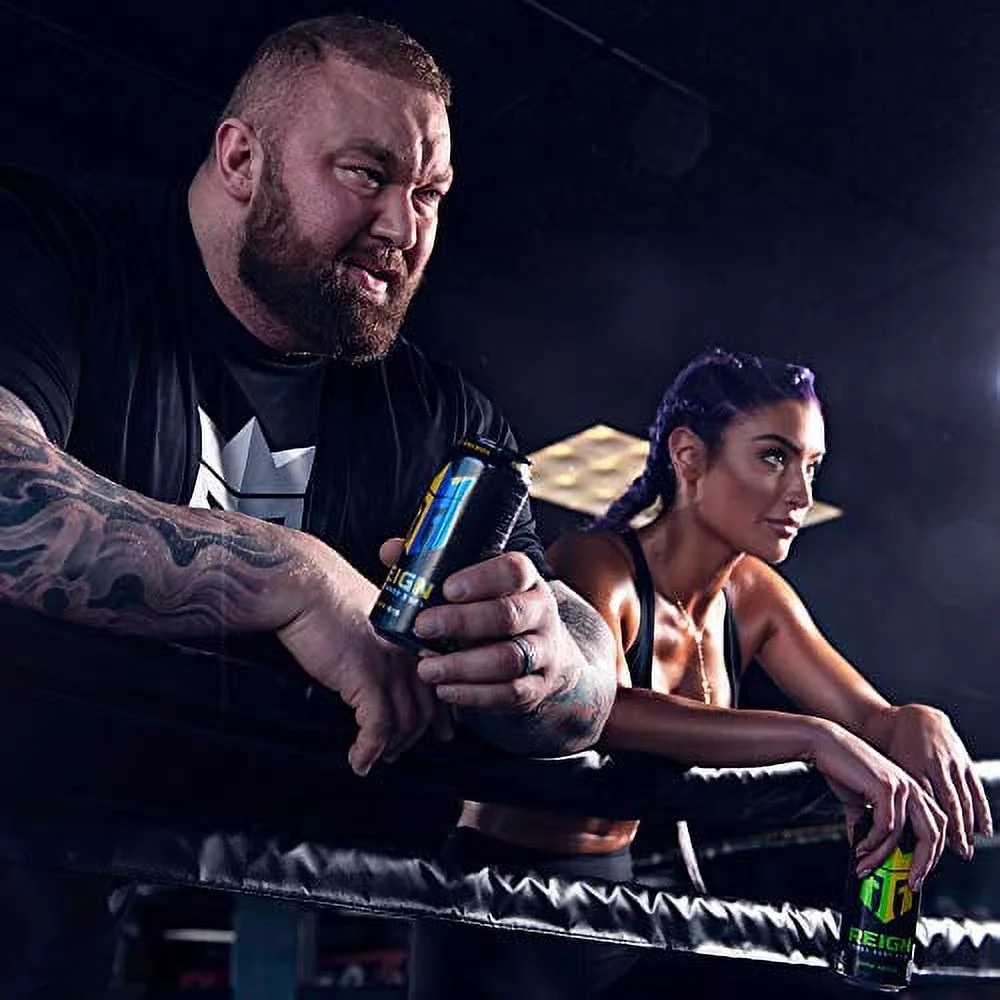 (12 Cans) Reign Total Body Fuel Energy Drink, Carnival Candy, 16 fl oz