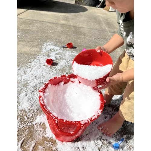1-Pound Jar of Instant Snow Powder – Create a Winter Wonderland! Perfect for Kids, Holiday Fun, and DIY Snow Crafts (Jar, 1, Pound)