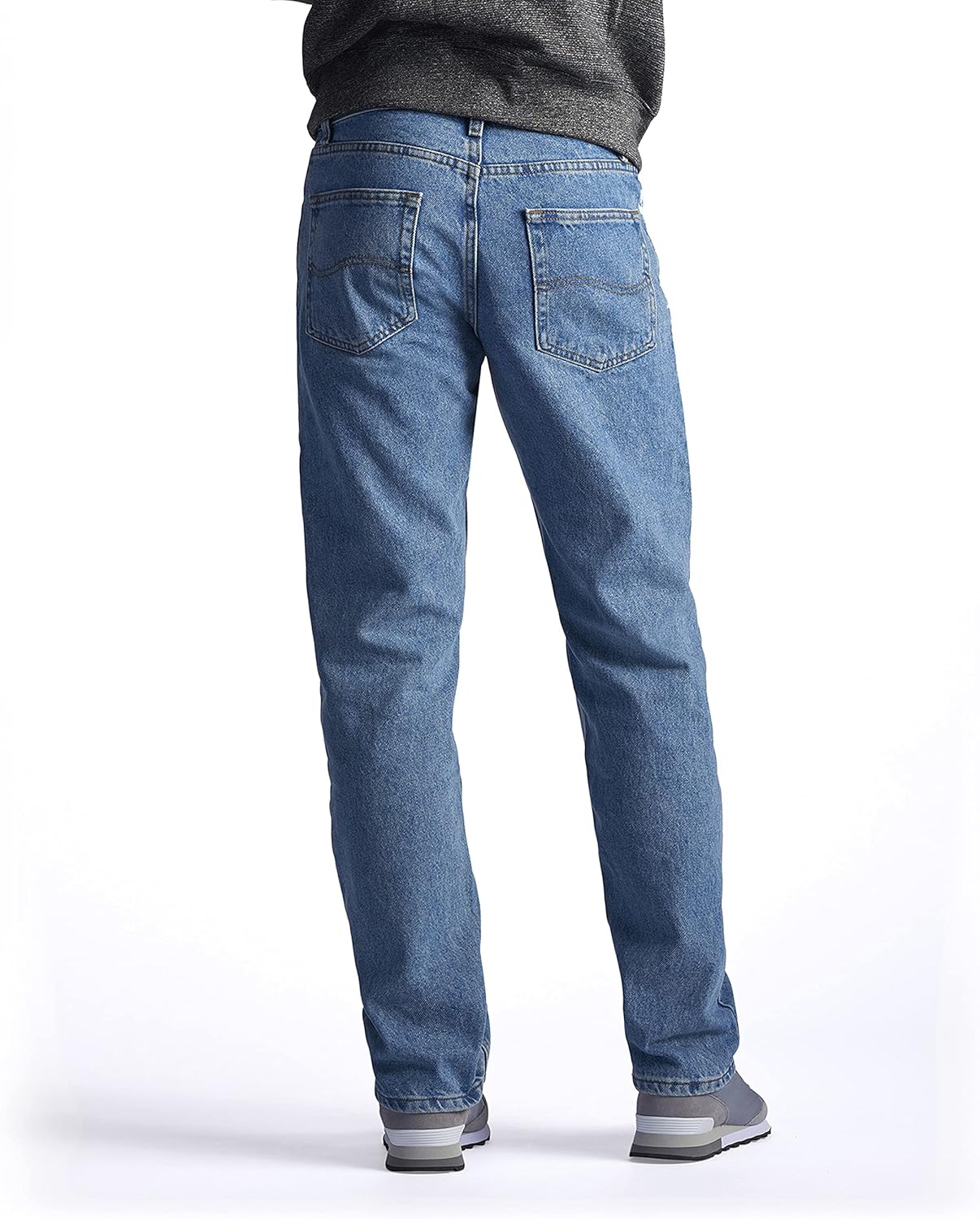 Lee Men's Regular Fit Straight Leg Jean, Light Stone, 36W x 29L