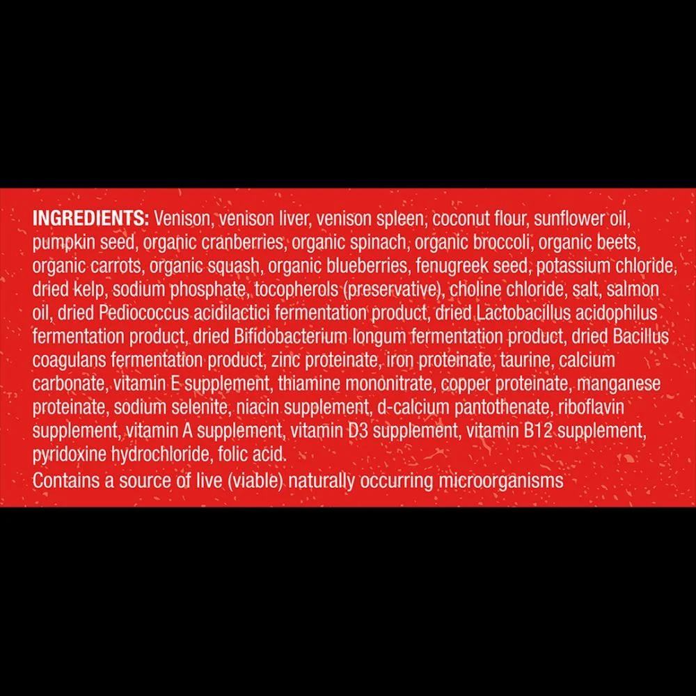 Stella and Chewy's Simply Venison Freeze-Dried Raw Patties Dog Food 14 oz