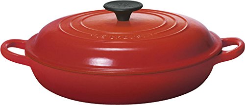 Le Creuset Enameled Cast-Iron 2-1/4-Quart Buffet Casserole, Red