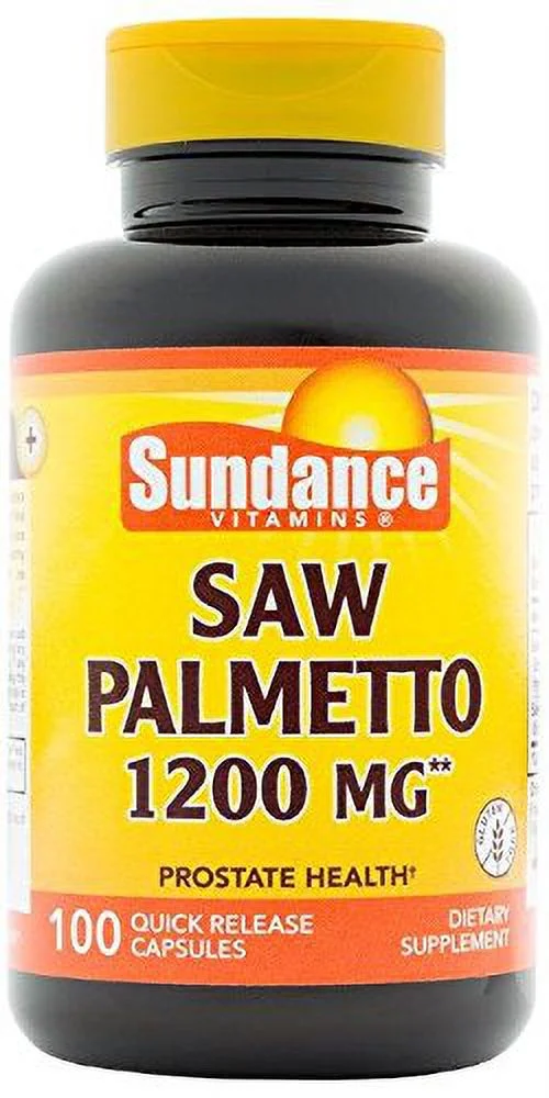 Sundance Saw Palmetto Men's Prostate Health Gluten-Free, 100ct, 4-Pack
