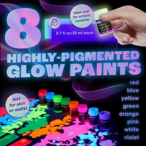 neon nights Glow in the Dark Paint