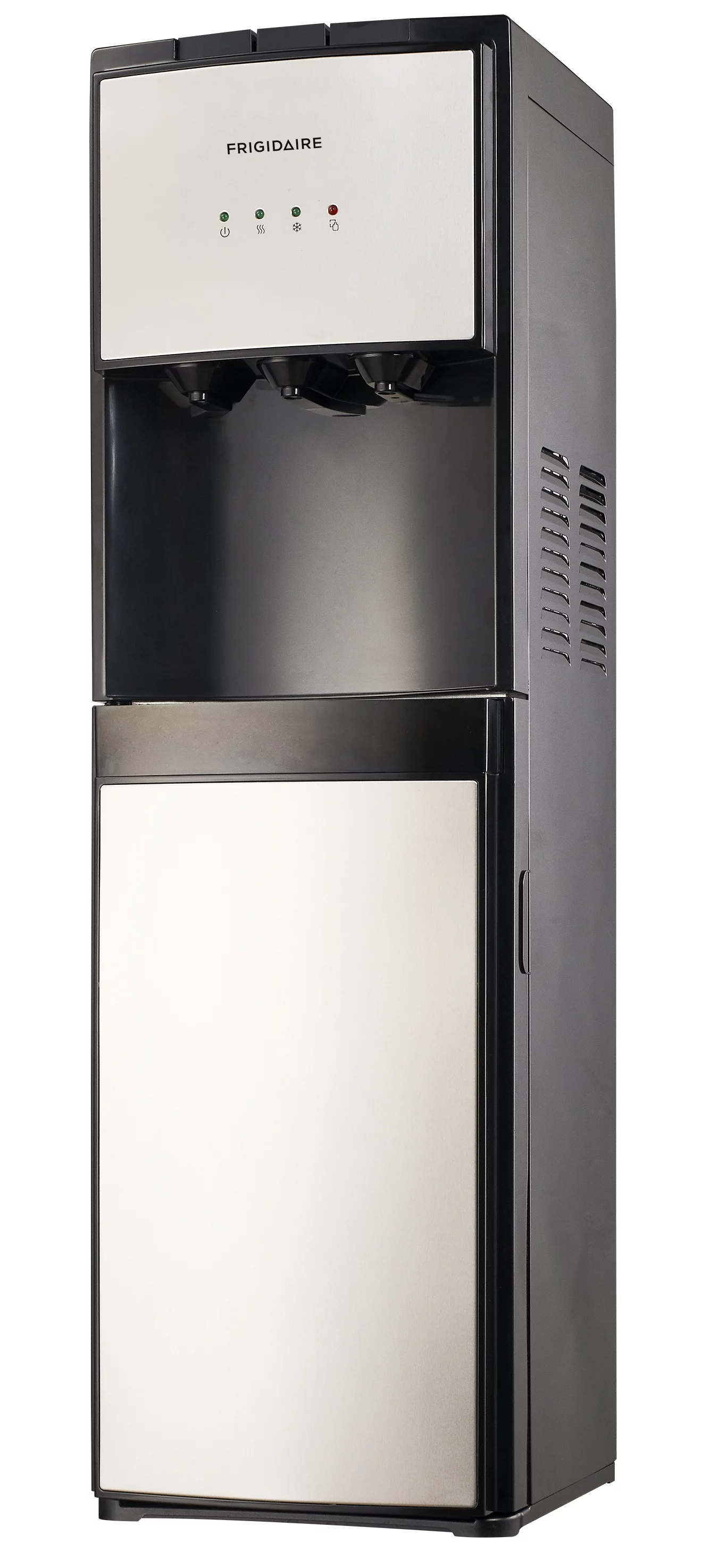 Frigidaire, 5 Gallon Bottom Loading Hot and Cold Water Dispenser EFWC505, Stainless Steel