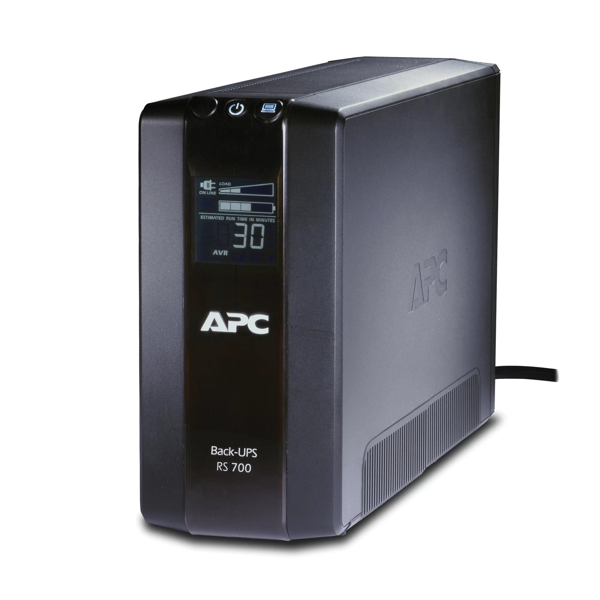 APC Back-UPS RS 700 VA Tower UPS - 700VA/450W - 3 Minute Full Load - 3 x NEMA 5-15R - Battery Backup System, 3 x NEMA 5-15R - Surge-protected