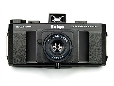 HOLGA Holga 120 Pan Panoramic Medium Format Film Camera 90mm Optical Lens, Panoramic Viewfinder, Bubble Level Indicator, Dual Hot Shoes, 120 Film Format